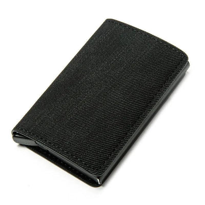 Customized Wallet 2023 Credit Card Holder Men Wallet RFID Aluminium Box Bank Card Holder Vintage Leather Wallet with Money Clips - ItemBear.com