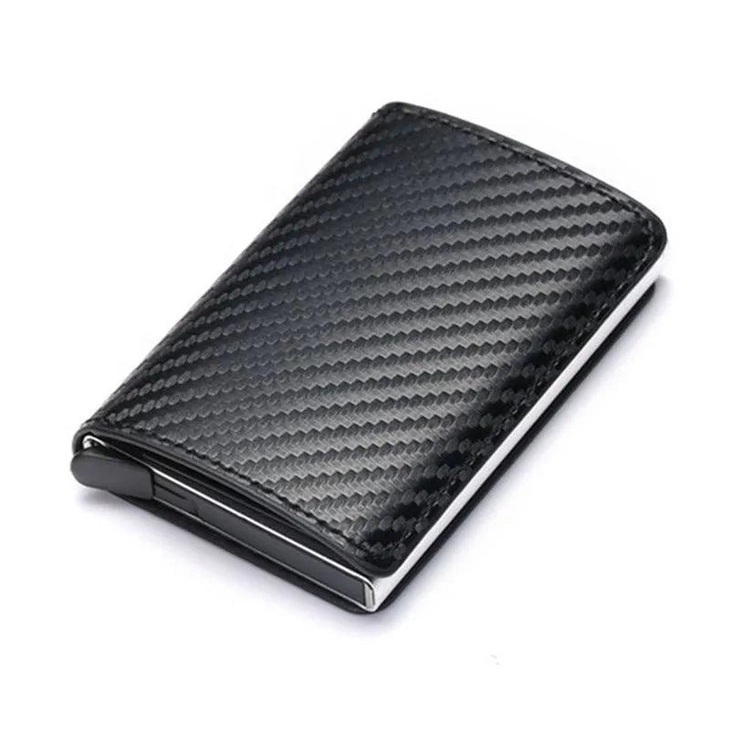 Customized Wallet 2023 Credit Card Holder Men Wallet RFID Aluminium Box Bank Card Holder Vintage Leather Wallet with Money Clips - ItemBear.com