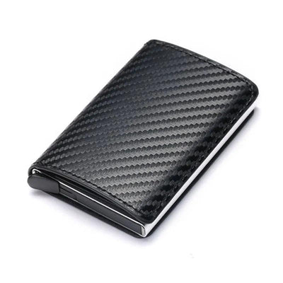 Customized Wallet 2023 Credit Card Holder Men Wallet RFID Aluminium Box Bank Card Holder Vintage Leather Wallet with Money Clips - ItemBear.com