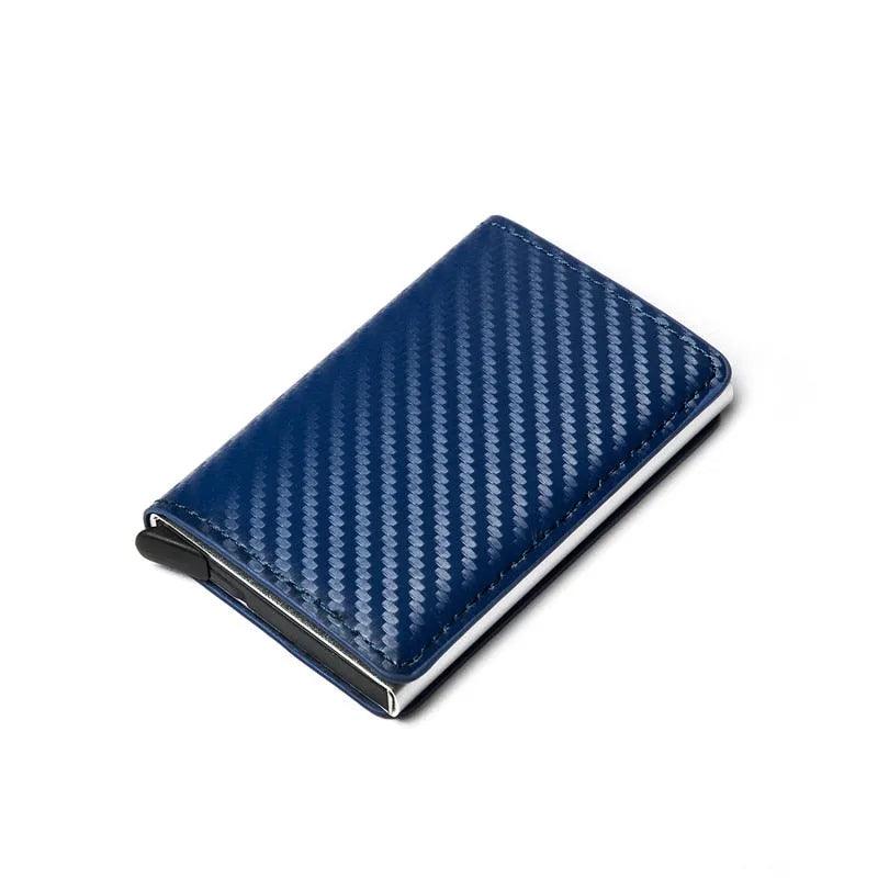 Customized Wallet 2023 Credit Card Holder Men Wallet RFID Aluminium Box Bank Card Holder Vintage Leather Wallet with Money Clips - ItemBear.com