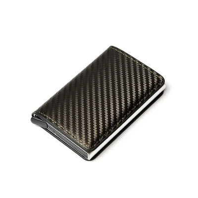 Customized Wallet 2023 Credit Card Holder Men Wallet RFID Aluminium Box Bank Card Holder Vintage Leather Wallet with Money Clips - ItemBear.com