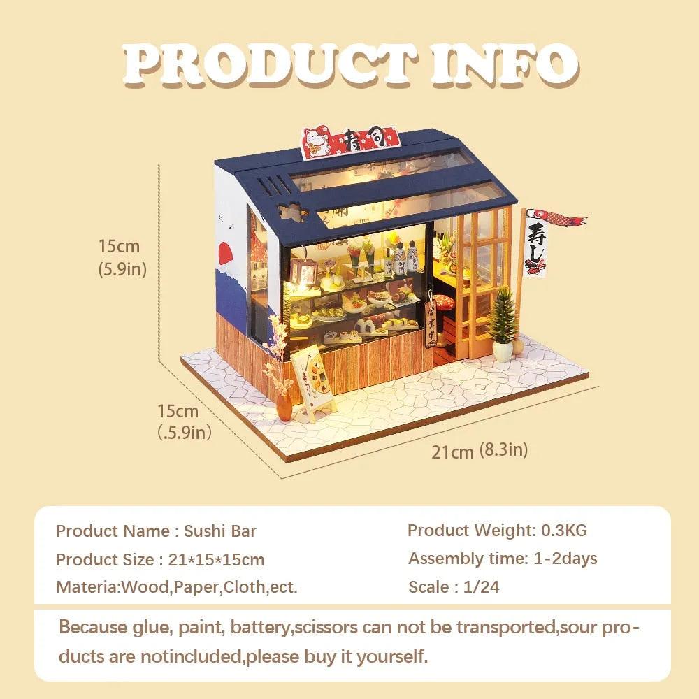 CUTEBEE Doll House Miniature DIY Dollhouse With Furnitures Wooden House Casa Diorama Toys For Children Birthday Gift Z007 - ItemBear.com