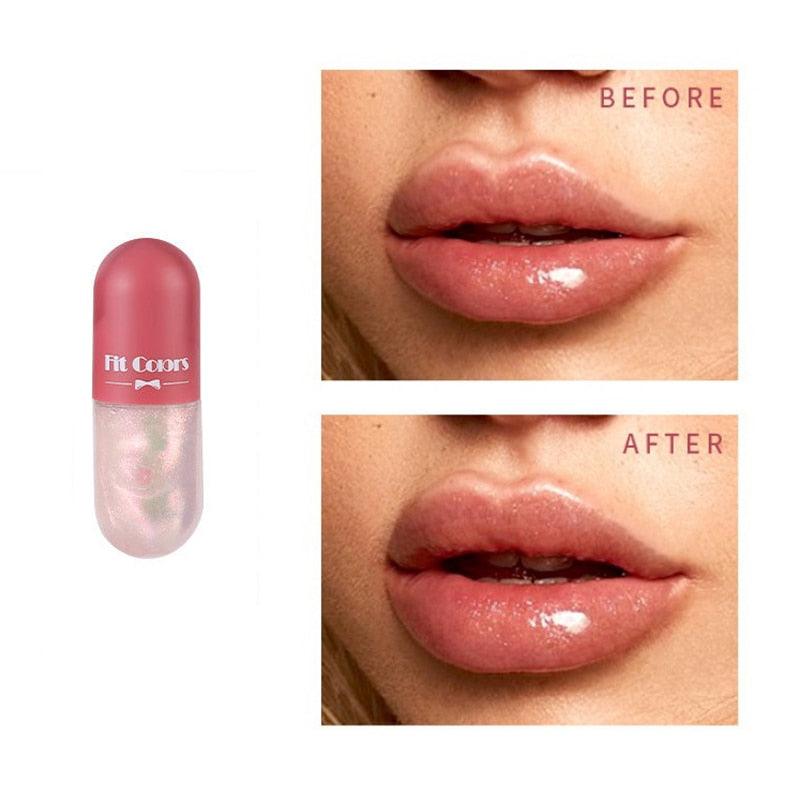 Day Night Instant Volume Lips Plumper Oil Moisturizing Repairing Reduce Lip Fine Line Serum Cosmetic Sexy Lip Gloss Makeup - ItemBear.com