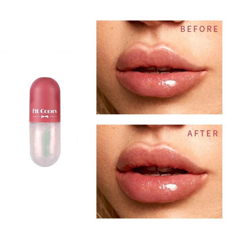 Day Night Instant Volume Lips Plumper Oil Moisturizing Repairing Reduce Lip Fine Line Serum Cosmetic Sexy Lip Gloss Makeup - ItemBear.com