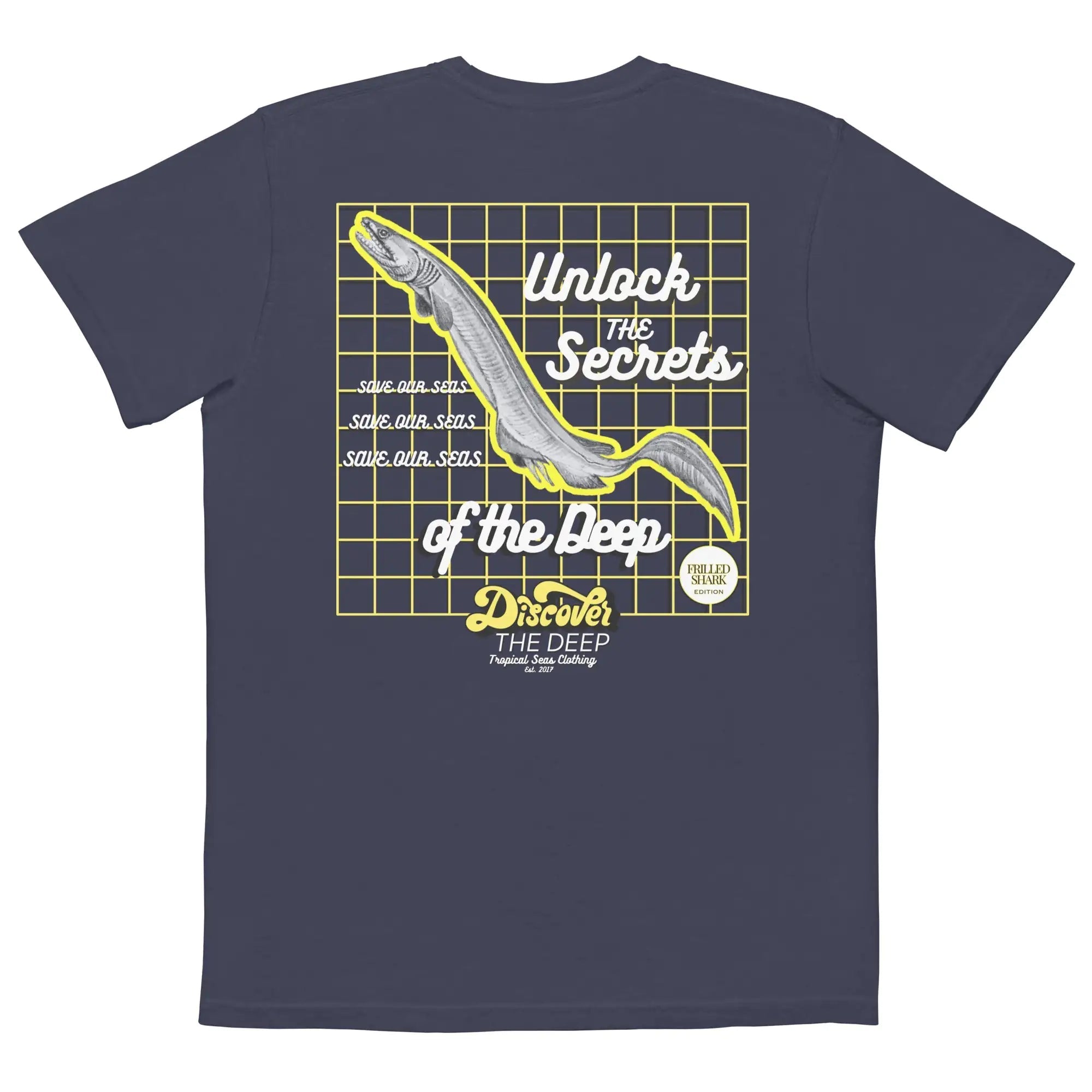 Discover the Deep Frilled Shark Edition Pocket T - shirt - ItemBear.com