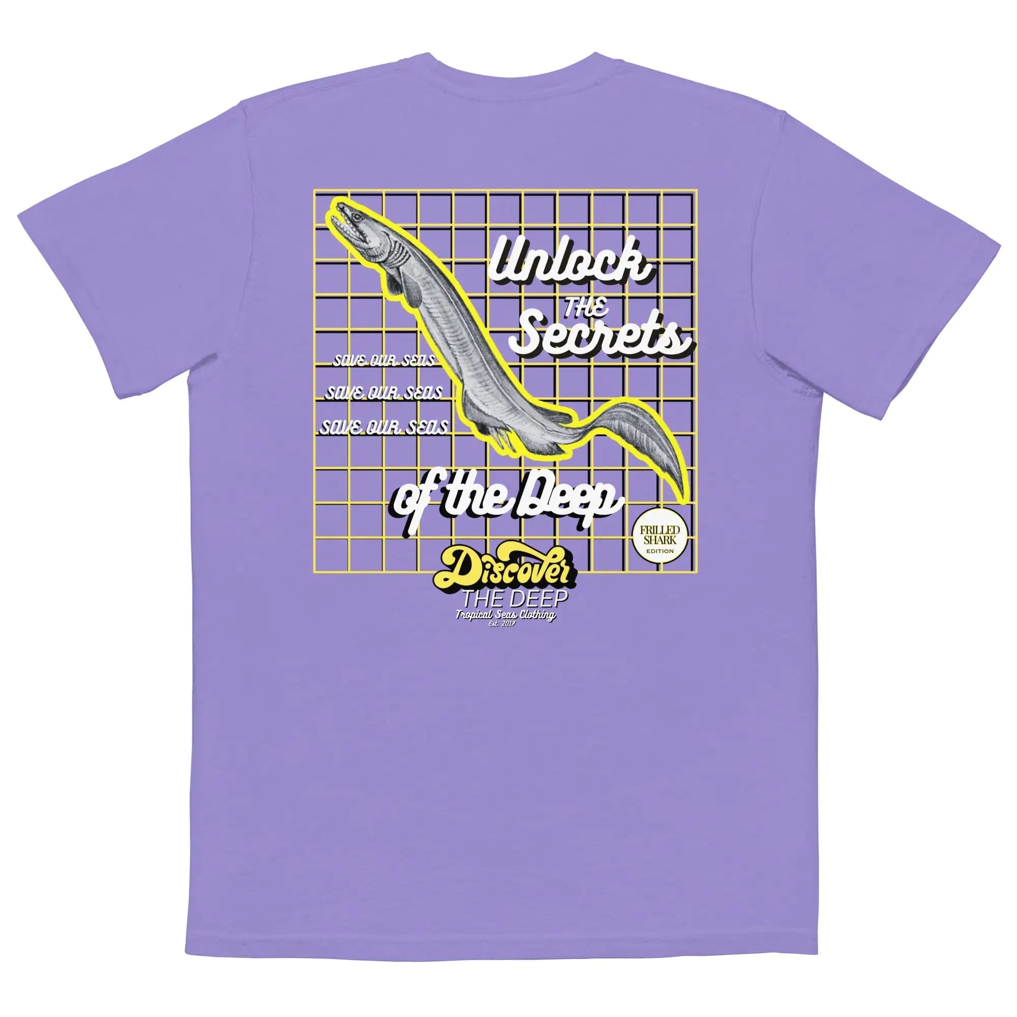 Discover the Deep Frilled Shark Edition Pocket T - shirt - ItemBear.com
