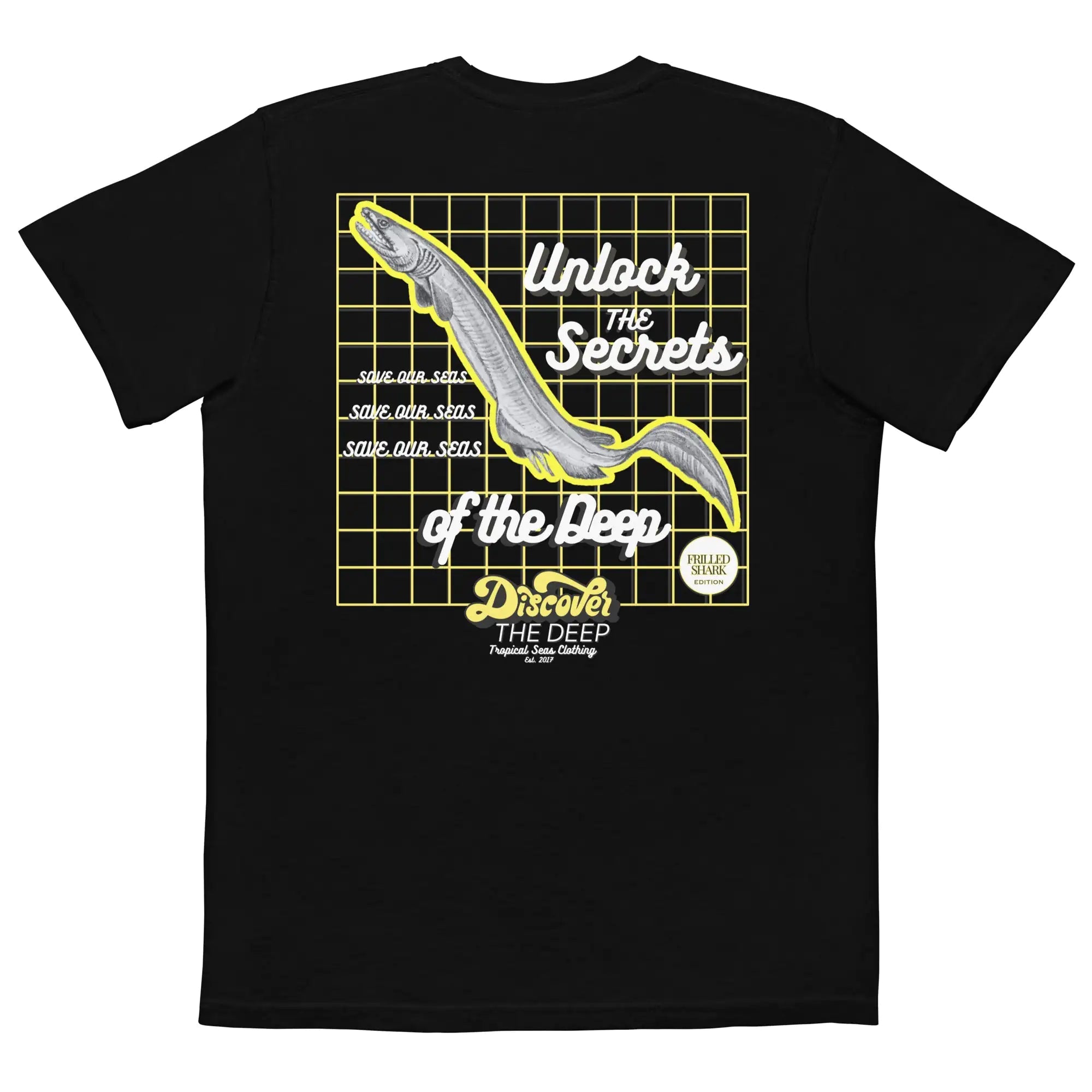 Discover the Deep Frilled Shark Edition Pocket T - shirt - ItemBear.com