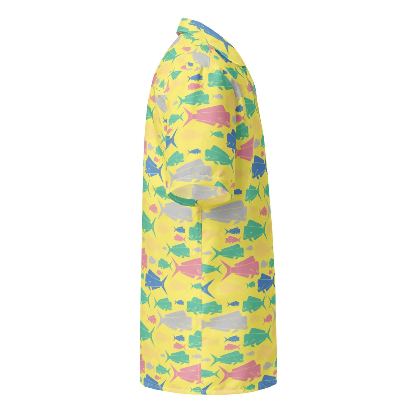 Dorado Fish Island Button Down Hawaiian Shirt - Coastal Summer 2024 Collection - ItemBear.com