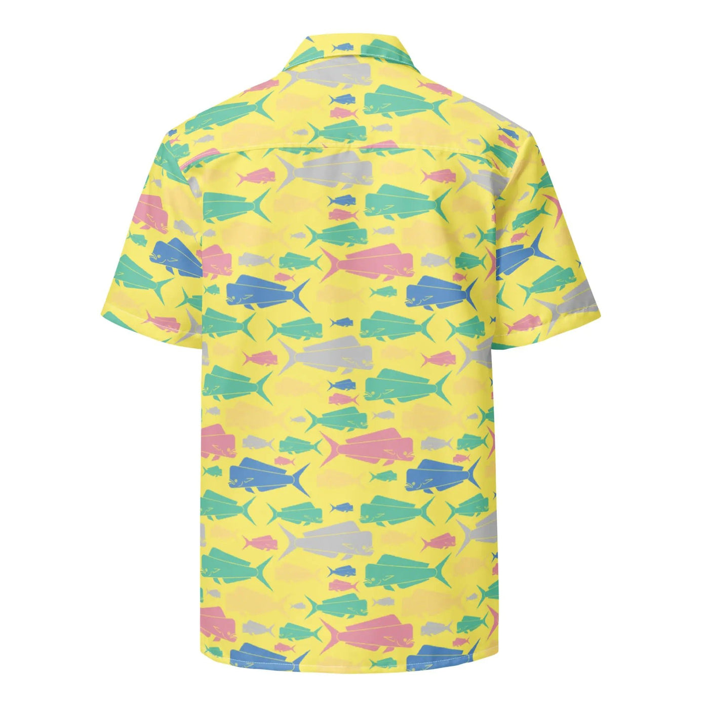 Dorado Fish Island Button Down Hawaiian Shirt - Coastal Summer 2024 Collection - ItemBear.com
