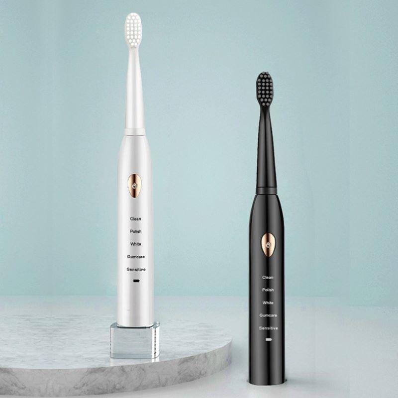 Electric Toothbrush Men and Women Couple Houseehold Whitening Waterproof Toothbrush Ultrasonic Automatic Tooth Brush - ItemBear.com