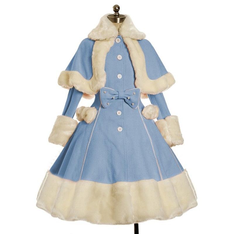 Elegant Long Sleeve Ruffle Lace Pleated Dress - ItemBear.com