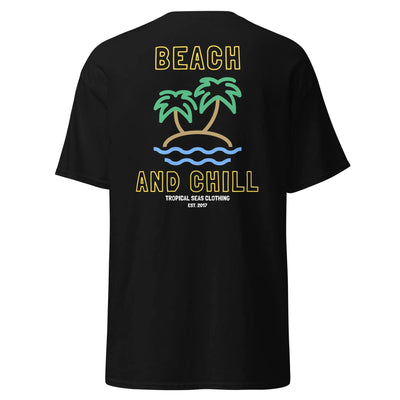 Embroidered Beach and Chill Classic Tee - ItemBear.com