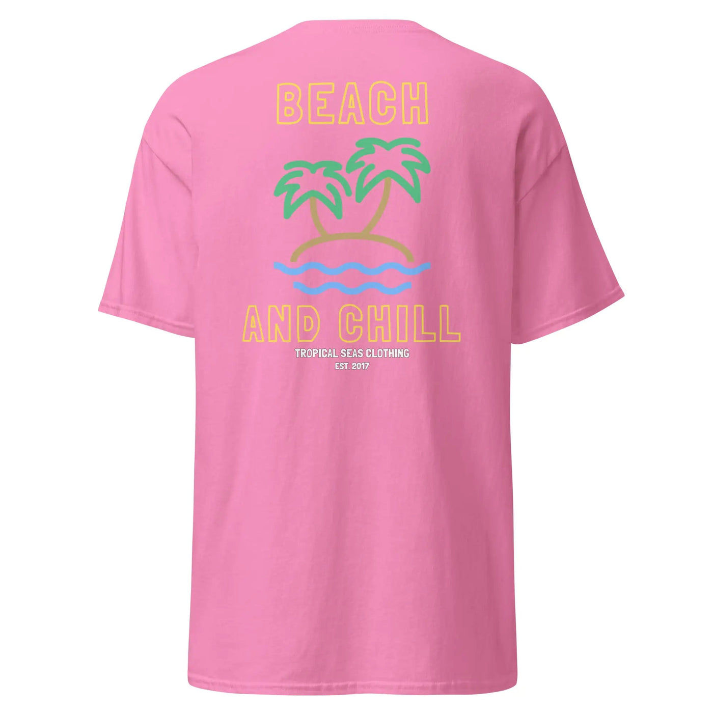 Embroidered Beach and Chill Classic Tee - ItemBear.com