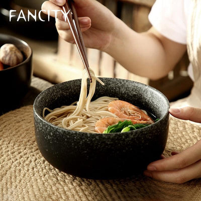 FANCITY Creative Noodle Wrist, Large Ramen Bowl, Ceramic Millet Porridge Bowl, Noodle Bowl, Beef Soup Noodle Bowl - ItemBear.com