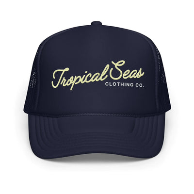 Fancy Tropical Seas Foam Trucker Hat - ItemBear.com
