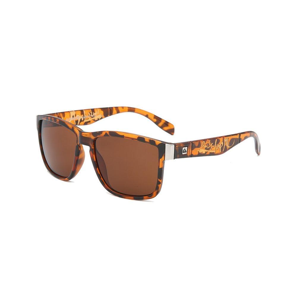 Fashion Wrap Square Frame Retro Decorative Photochromic Sunglasses Women Men Versatile Pattern Frame Sunglasses For Adults - ItemBear.com