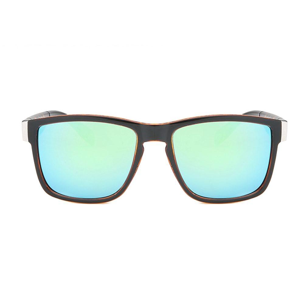 Fashion Wrap Square Frame Retro Decorative Photochromic Sunglasses Women Men Versatile Pattern Frame Sunglasses For Adults - ItemBear.com
