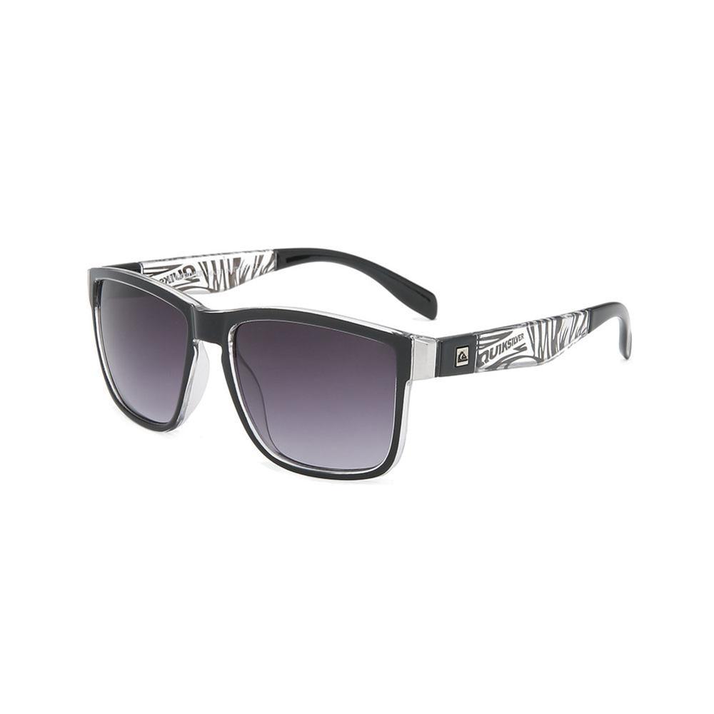 Fashion Wrap Square Frame Retro Decorative Photochromic Sunglasses Women Men Versatile Pattern Frame Sunglasses For Adults - ItemBear.com