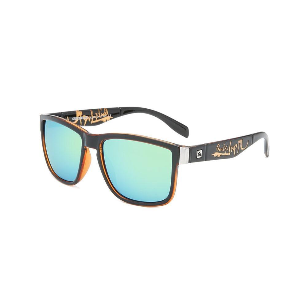 Fashion Wrap Square Frame Retro Decorative Photochromic Sunglasses Women Men Versatile Pattern Frame Sunglasses For Adults - ItemBear.com