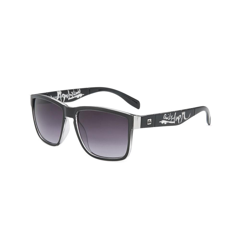 Fashion Wrap Square Frame Retro Decorative Photochromic Sunglasses Women Men Versatile Pattern Frame Sunglasses For Adults - ItemBear.com