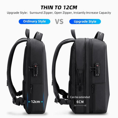 Fenruien Brand Laptop Backpack Anti-theft Waterproof School Backpacks USB Charging Men Business Travel Bag Backpack New Design - ItemBear.com