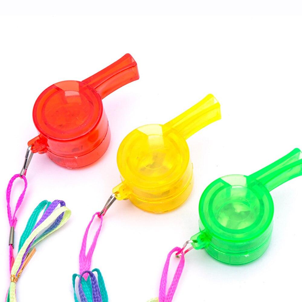 Flashing Whistle Colorful Lanyard Led Light Up Fun - ItemBear.com
