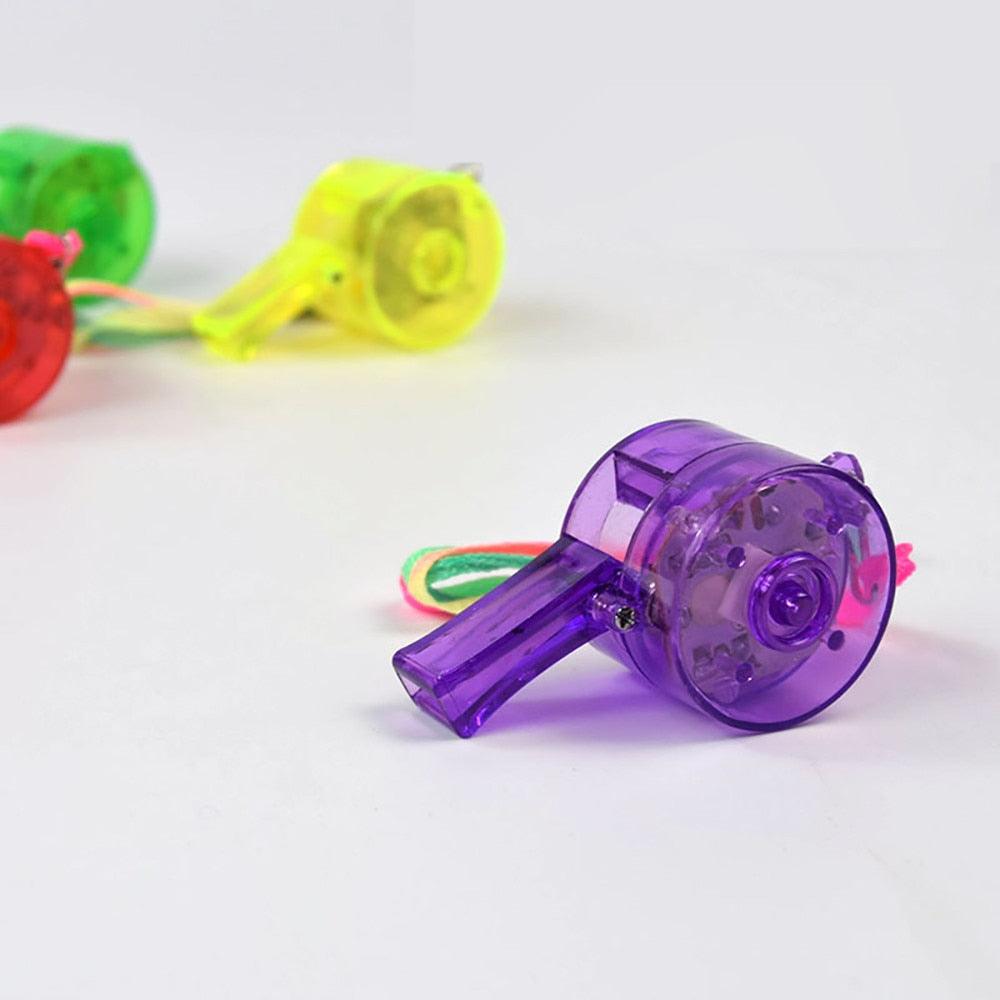 Flashing Whistle Colorful Lanyard Led Light Up Fun - ItemBear.com