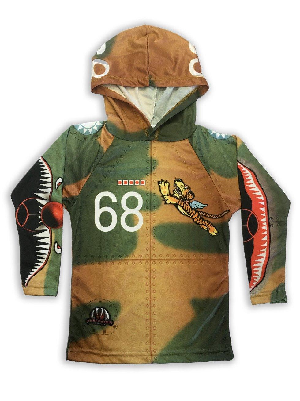 FLYING TIGER Hoodie Sport Shirt by MOUTHMAN® for Adults - ItemBear.com