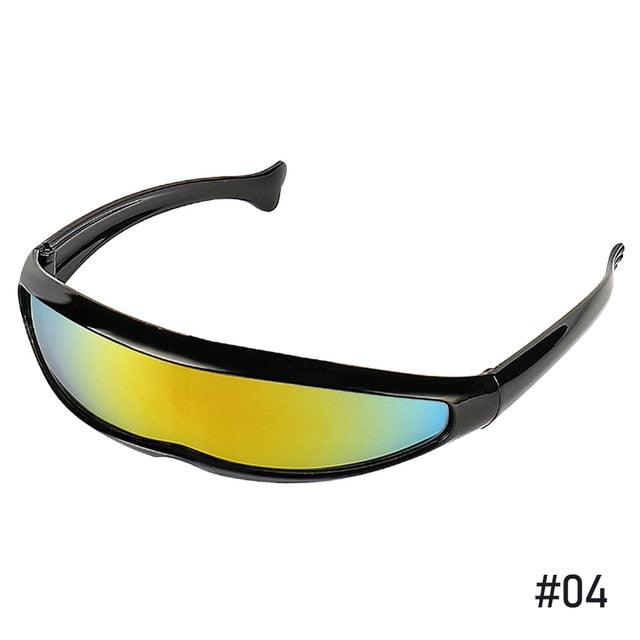 Futuristic Narrow Cyclops Sunglasses - ItemBear.com
