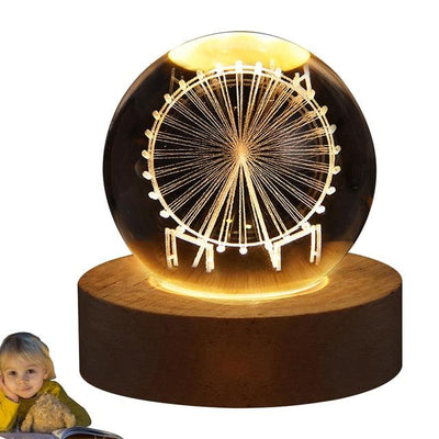 Glowing Crystal Ball Night Light - ItemBear.com