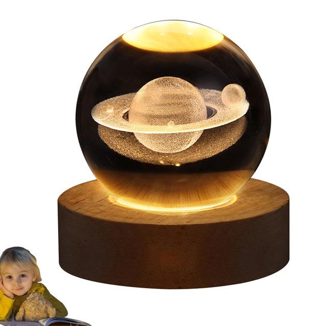 Glowing Crystal Ball Night Light - ItemBear.com