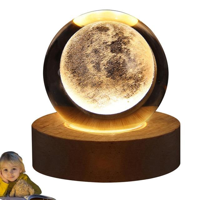 Glowing Crystal Ball Night Light - ItemBear.com