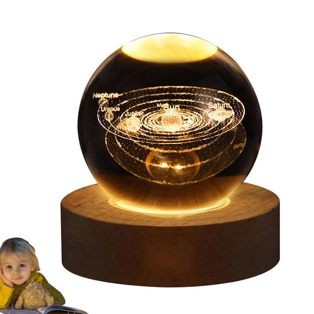 Glowing Crystal Ball Night Light - ItemBear.com