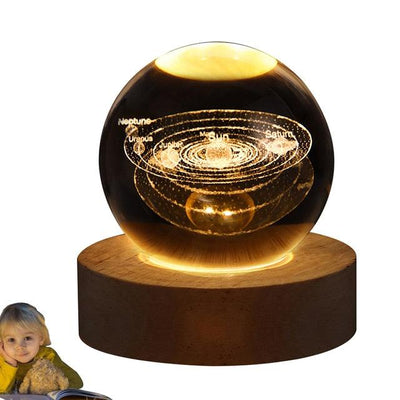 Glowing Crystal Ball Night Light - ItemBear.com