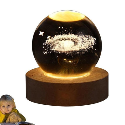 Glowing Crystal Ball Night Light - ItemBear.com