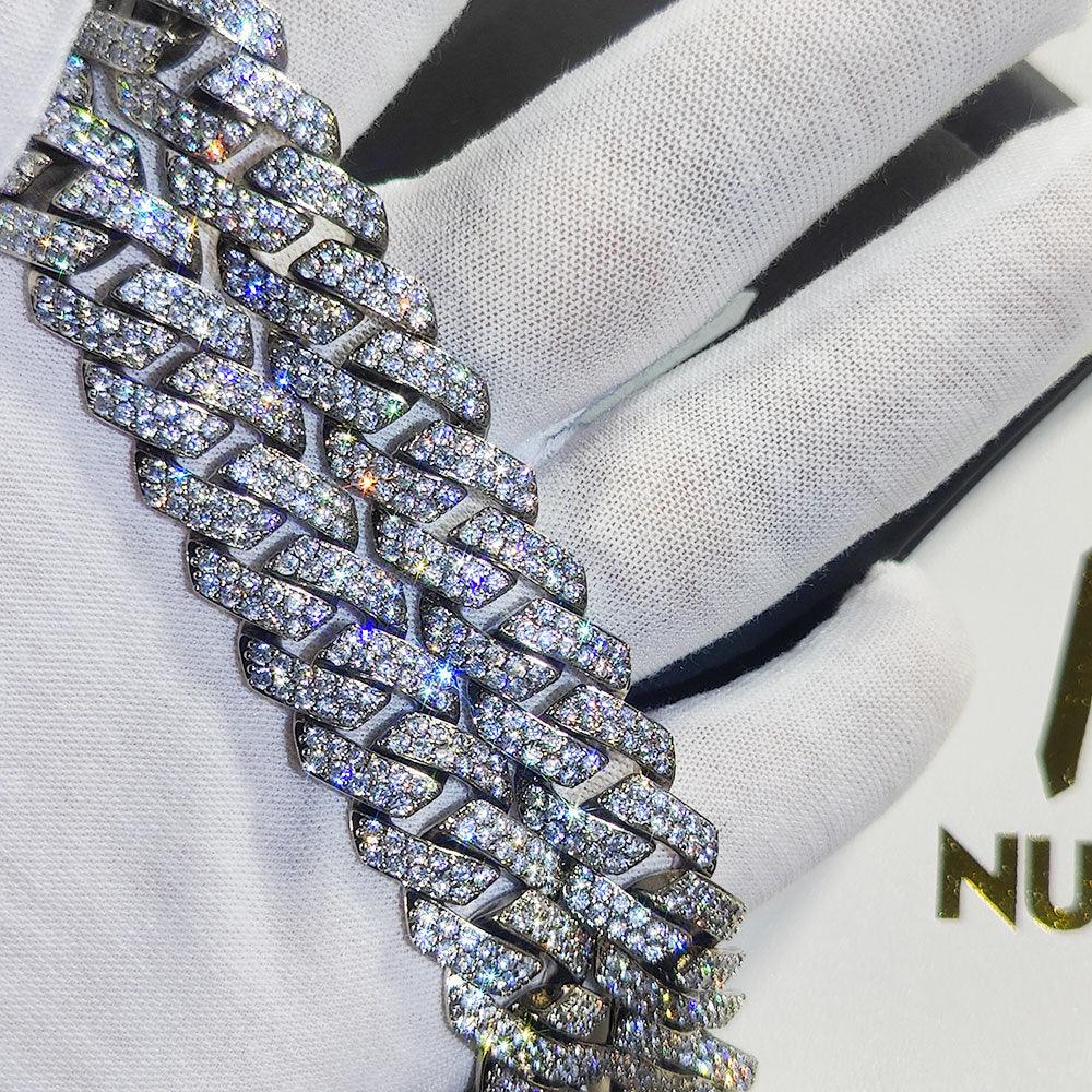 Gold Plated Iced Out Chain for Men and Women Cuban Chain Necklace - ItemBear.com