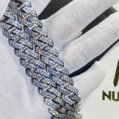 Gold Plated Iced Out Chain for Men and Women Cuban Chain Necklace - ItemBear.com