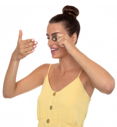 Gold Plated Silver Zodiac Heart Pendant Aquarius Necklace 24k Gold inscribed on Crystal - ItemBear.com