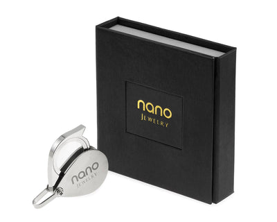 Gold Plated Silver Zodiac Heart Pendant Aquarius Necklace 24k Gold inscribed on Crystal - ItemBear.com