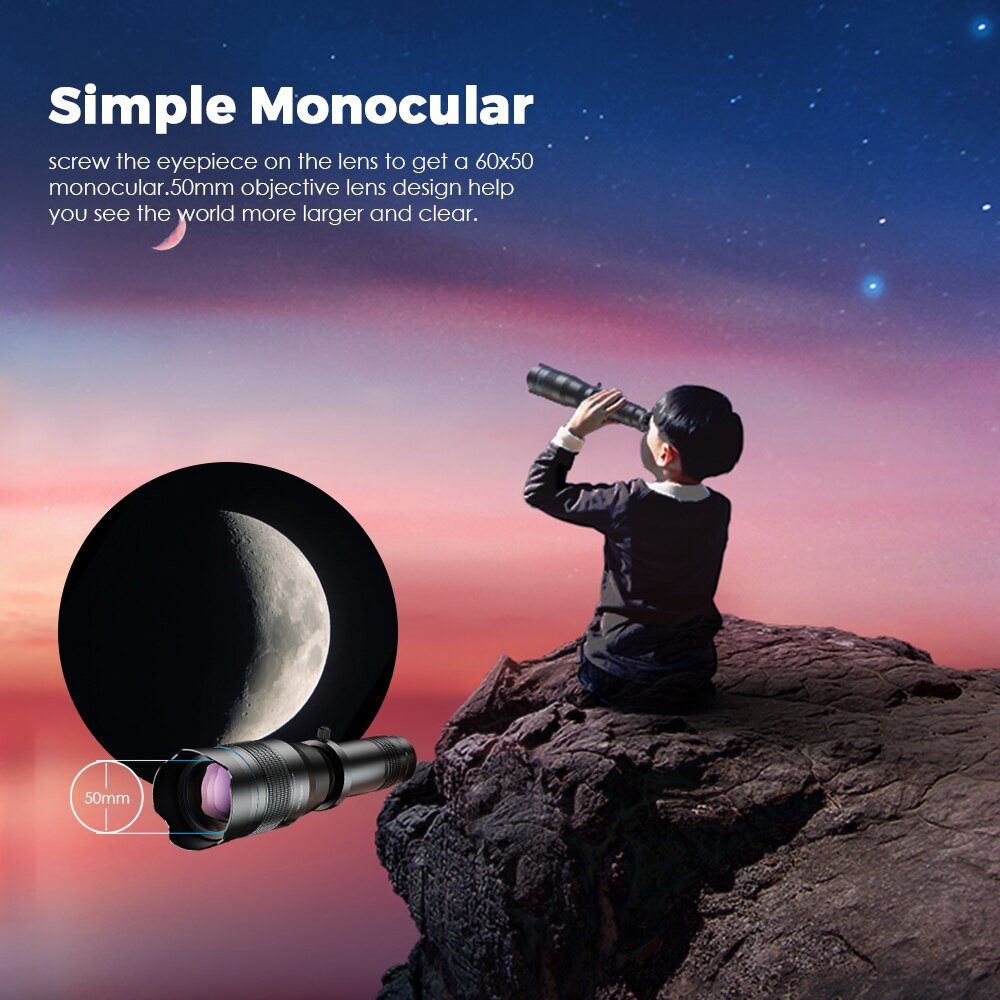 HD Telephoto Phone Lens - ItemBear.com