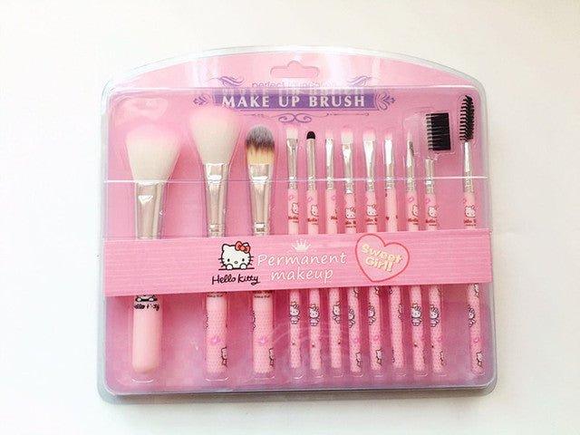 Hello Kitty Makeup Brush Set - ItemBear.com