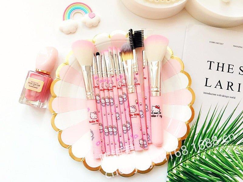 Hello Kitty Makeup Brush Set - ItemBear.com
