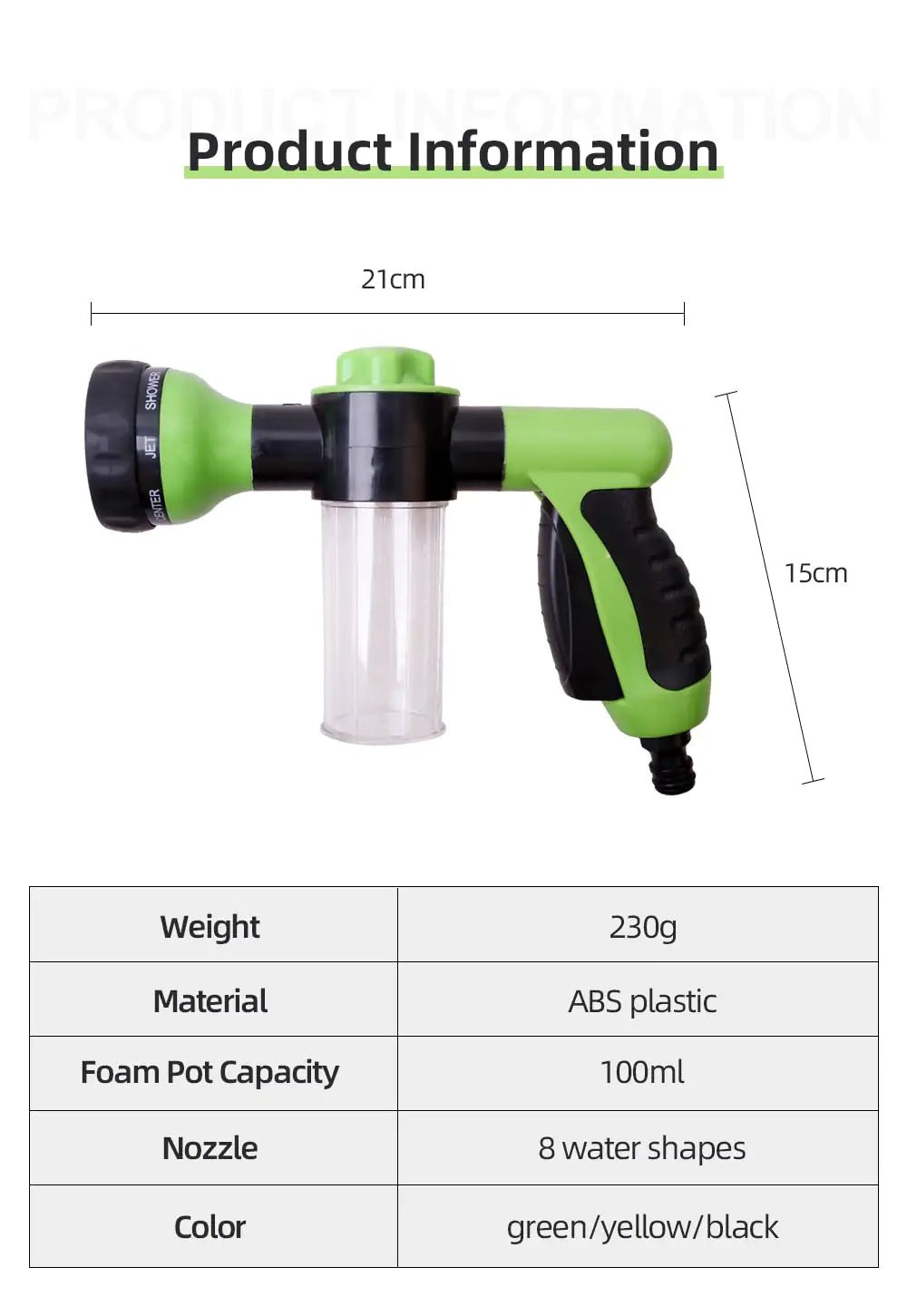 Hose Sprayer Jet 2.0 - ItemBear.com