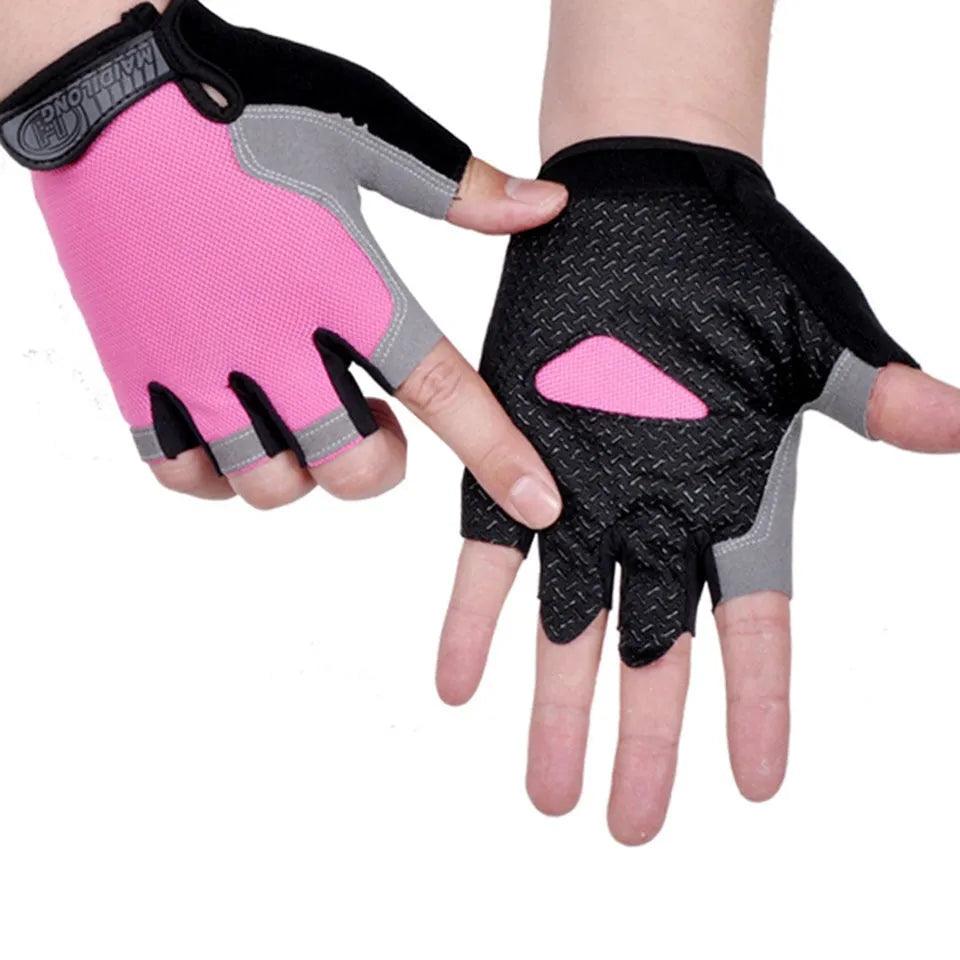 HOT Cycling Anti-slip Anti-sweat Men Women Half Finger Gloves Breathable Anti-shock Sports Gloves Bike Bicycle Glove - ItemBear.com