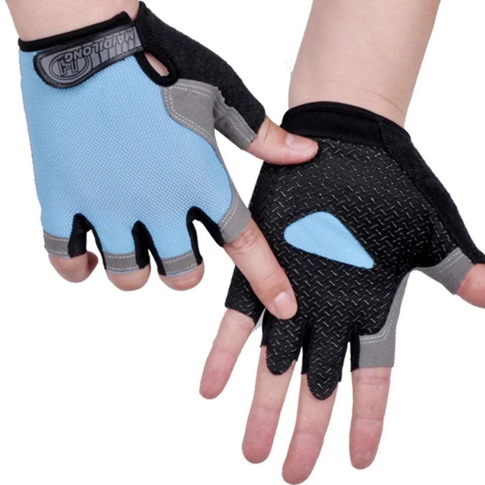 HOT Cycling Anti-slip Anti-sweat Men Women Half Finger Gloves Breathable Anti-shock Sports Gloves Bike Bicycle Glove - ItemBear.com