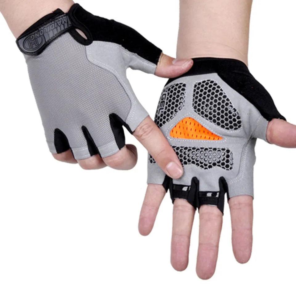 HOT Cycling Anti-slip Anti-sweat Men Women Half Finger Gloves Breathable Anti-shock Sports Gloves Bike Bicycle Glove - ItemBear.com