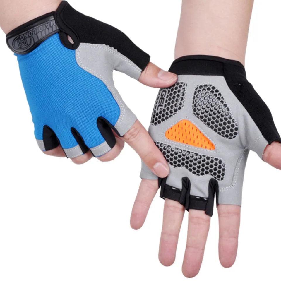 HOT Cycling Anti-slip Anti-sweat Men Women Half Finger Gloves Breathable Anti-shock Sports Gloves Bike Bicycle Glove - ItemBear.com