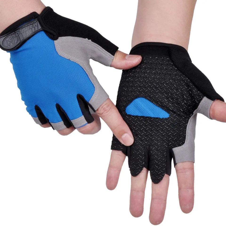 HOT Cycling Anti-slip Anti-sweat Men Women Half Finger Gloves Breathable Anti-shock Sports Gloves Bike Bicycle Glove - ItemBear.com