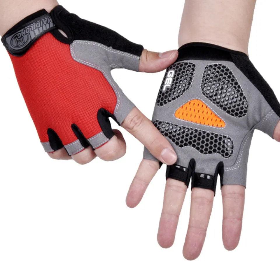 HOT Cycling Anti-slip Anti-sweat Men Women Half Finger Gloves Breathable Anti-shock Sports Gloves Bike Bicycle Glove - ItemBear.com