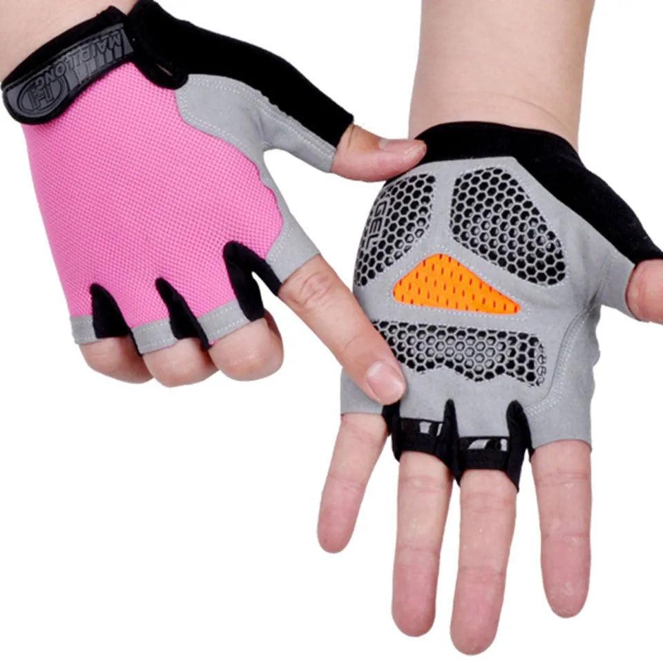 HOT Cycling Anti-slip Anti-sweat Men Women Half Finger Gloves Breathable Anti-shock Sports Gloves Bike Bicycle Glove - ItemBear.com